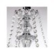 6-light Palace Style Glass Chandelier With Candle Bulb