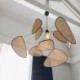 Natural Simple Hand Weaved Woven Bamboo Pendant Light For Bedroom