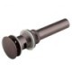 Oil Rubbed Bronze Sink Drain with Pop-Up Drain Round Sink Waste