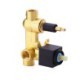 Matte Black Shower Valve Solid Brass Shower Valve 2 Outlets