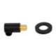 Shower Hose Connector Solid Brass Wall Mounted Handshower Water Supply Elbow