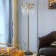 Circle Column Glass Floor Standing Lamp Modern Luxury Long Standing Lamp