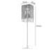 Luxury Stand Floor Lamp Nordic Modern Decorative Crystal Chandelier For Living Room