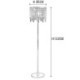 New Luxury Modern Crystal Stand Floor Lamp For Living Room Bedroom