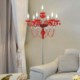 7 Light Cozy Elegant Modern Creative Crystal Floor Lamp for Living Room Bedroom