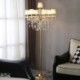 Gold Raindrop Crystal Floor Lamp European Style Luxury Light Living Room Hotel Lobby