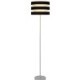 Reading Floor Light With Foot Switch Modern Black Striped Floor Lamp