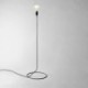 Black Farmhouse Indoor Pole Light With Edison E26 Base Foot Switch Industrial Floor Lamp