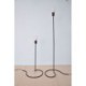 Black Farmhouse Indoor Pole Light With Edison E26 Base Foot Switch Industrial Floor Lamp