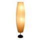 Contractile Style Standing Lamp For Bedrooms With White Paper Shade