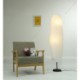 Contractile Style Standing Lamp For Bedrooms With White Paper Shade