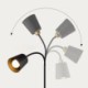 Rustic Farmhouse Reading Lamp For Living Room Industrial Floor Lamp