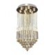 Flush Mount Ceiling Light Fixtures For Spiral Staircase Luxury Crystal Raindrop Chandeliers