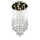 Flush Mount Ceiling Light Fixtures For Spiral Staircase Luxury Crystal Raindrop Chandeliers