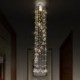 Modern Crystal Flush Mount Ceiling Light Fixtures For Entryway Corridor Luxury Large Chandelier