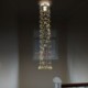 Modern Crystal Flush Mount Ceiling Light Fixtures For Entryway Corridor Luxury Large Chandelier