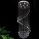 Raindrop Crystal Chandelier Flush Mount Ceiling Light For Living Room