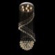 Raindrop Crystal Chandelier Flush Mount Ceiling Light For Living Room