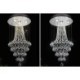 For Duplex Stairs, Modern Crystal Chandelier Contemporary Elegant Ceiling Light Fixture