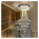 For Duplex Stairs, Modern Crystal Chandelier Contemporary Elegant Ceiling Light Fixture