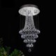 For Duplex Stairs, Modern Crystal Chandelier Contemporary Elegant Ceiling Light Fixture