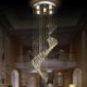 Elegant Raindrop Crystal Chandelier Ceiling Light for Living Room Hallway Stairway Foyer