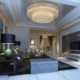 Round LED Flush Mounted Bedroom Dining Room Modern LED Crystal Chandelier