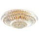 Living Room Hotel Lobby Modern Simple LED Flush Mounted Crystal Round Lighting