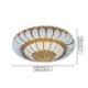 Round Bedroom Living Room Contemporary Simple LED Flush Mount Crystal Ceiling Light