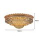 Gold LED Flush Mount Round Lighting Living Room Hotel Lobby Luxury LED Crystal Ceiling Light