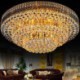 Living Room Dining Room LED Flush Mount Crystal Ceiling Light European Round Lighting