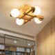 Magic Bean Molecular Ceiling Lamp Wood Ceiling Light