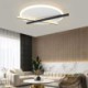 Nordic Led Ceiling Light Art Clock Design Ceiling Lamp For Living Room Bedroom