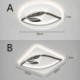 Nordic Minimalist Led Light Leaf Design For Living Room Bedroom Modern Ceiling Light