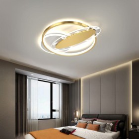 Acrylic Circular Ceiling Lamp For Bedroom Study Living Room Modern Ceiling Light