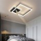 Black & White Acrylic Lamp Modern LED Ceiling Lighting Bedroom Living Room