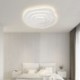 Simple White Acrylic LED Ceiling Lamp For Bedroom Dining Living Room