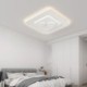 Simple White Acrylic LED Ceiling Lamp For Bedroom Dining Living Room