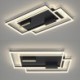 Creative Rectangular LED Ceiling Lamp For Living Room Bedroom Modern Ceiling Light