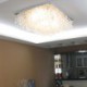 Modern White Shell Ceiling Light Fixture Flush Mount Bedroom Chandelier