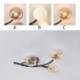 Branch Flush Mount Glass Globe Ceiling Light Living Room Bedroom Modern Minimalist