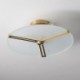 Bedroom Living Room Modern Acrylic Frisbee Ceiling Light Flush Mount Lighting