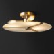 Bedroom Living Room Modern Acrylic Frisbee Ceiling Light Flush Mount Lighting