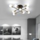 Bedroom Living Room Simple Magic Beans Flush Mount Crossed Ceiling Light