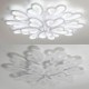 Living Room Dining Room Modern Simple LED Flush Mount Acrylic Petal Shape Ceiling Light