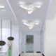 Living Room Study Modern Simple LED Flush Mount Acrylic Windmill Ceiling Light