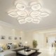 Bedroom Study Modern Simple LED Flush Mount Acrylic Petal Ceiling Light