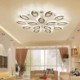 Living Room Study Modern Simple LED Flush Mount Acrylic Heart-Shape Ceiling Light