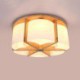 Simple Modern Glass Lamphade Ceiling Light Study Bedroom