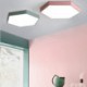 Living Room Bedroom Dining Room Light Contemporary Simple LED Flush Mount Hexagon Ceiling Light